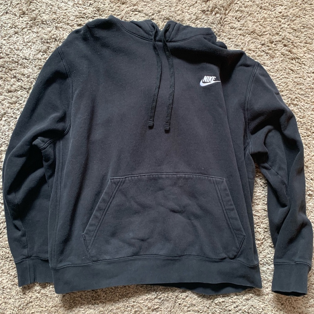 Nike Men's Black Hoodie Sweater